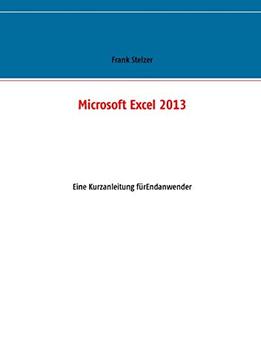 Microsoft Excel 2013: Eine Kurzanleitung Für Endanwender Von Frank Stelzer