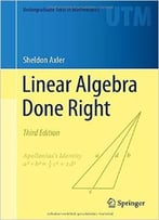 Linear Algebra Done Right, 3rd Edition