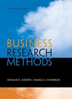 Business Research Methods, 12 Edition