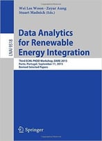 Data Analytics For Renewable Energy Integration: Third Ecml Pkdd Workshop, Dare 2015