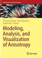 Modeling, Analysis, And Visualization Of Anisotropy (Mathematics And Visualization)