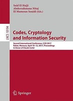 Codes, Cryptology And Information Security