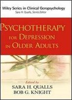 Psychotherapy For Depression In Older Adults