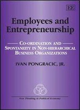 Employees And Entrepreneurship: Co-ordination And Spontaneity In Non-hierarchial Business Organizations (new Thinking In Political Economy)