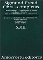 Obras Completas - Tomo Xxii Nuevas Conferencias De Introduccion Al Psicoanalisis (Spanish Edition)