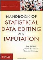 Handbook Of Statistical Data Editing And Imputation