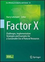 Factor X: Challenges, Implementation Strategies And Examples For A Sustainable Use Of Natural Resources (Eco-Efficiency In Industry And Science Book 32)