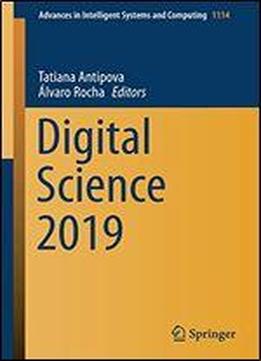 Digital Science 2019 (advances In Intelligent Systems And Computing)