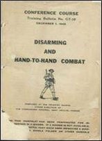 Disarming And Hand To Hand Combat