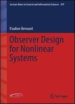 Observer Design For Nonlinear Systems