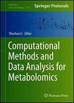 Computational Methods And Data Analysis For Metabolomics (Methods In Molecular Biology)