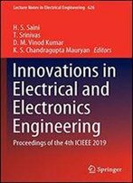 Innovations In Electrical And Electronics Engineering: Proceedings Of The 4th Icieee 2019