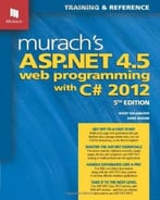 Murachs Asp.Net 4.5 Web Programming With C# 2012, 5th Edition