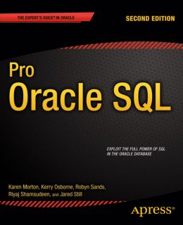 Pro Oracle Sql, 2Nd Edition