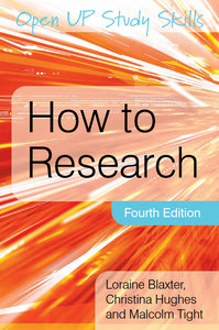 How To Research, 4Th Edition