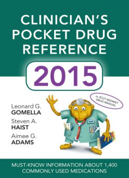 Clinician’S Pocket Drug Reference 2015