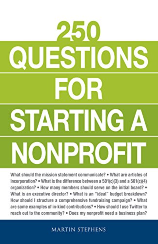 250 Questions For Starting A Nonprofit