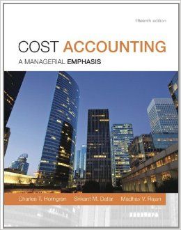 Cost Accounting (15Th Edition)
