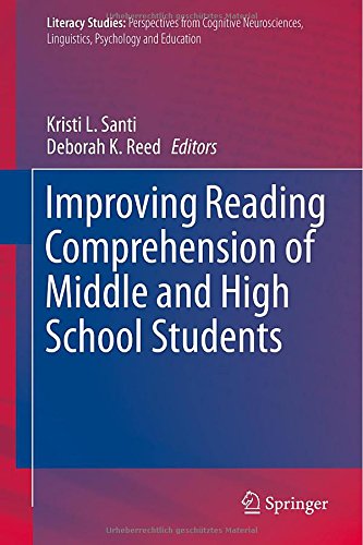 Improving Reading Comprehension Of Middle And High School Students