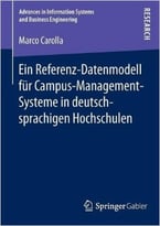 Ein Referenz- Datenmodell Für Campus- Management- Systeme In Deutschsprachigen Hochschulen