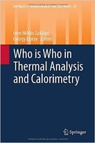Who Is Who In Thermal Analysis And Calorimetry