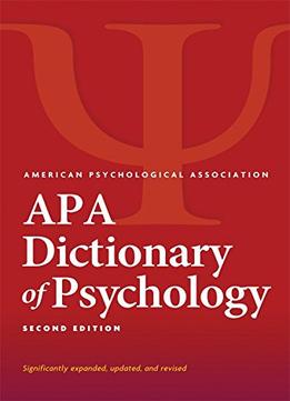 Apa Dictionary Of Psychology, 2Nd Edition