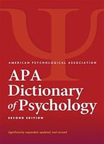 Apa Dictionary Of Psychology, 2nd Edition