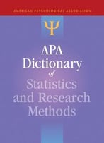 Apa Dictionary Of Statistics And Research Methods