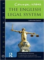 Course Notes: The English Legal System