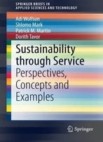 Sustainability Through Service: Perspectives, Concepts And Examples