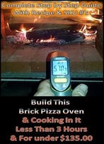 Backyard Brick Pizza Oven Today For Under $135.00