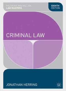 Criminal Law, 8Th Edition