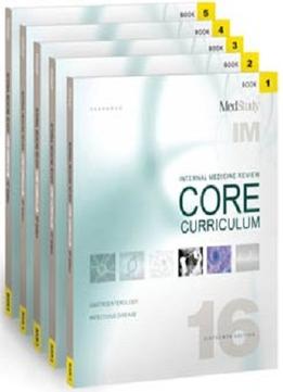 Internal Medicine Review Core Curriculum, 16Th Edition, 5 Volume Set