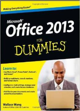 Office 2013 For Dummies By Wallace Wang