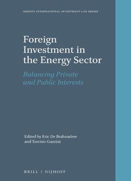 Foreign Investment In The Energy Sector: Balancing Private And Public Interests