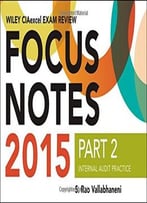 Wiley Ciaexcel Exam Review 2015 Focus Notes, Part 2: Internal Audit Practice, 4 Edition
