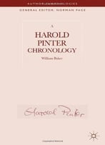 A Harold Pinter Chronology (Author Chronologies Series)