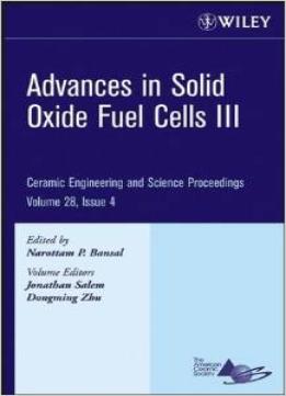 Advances In Solid Oxide Fuel Cells Iii By Narottam P. Bansal