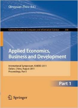 Applied Economics, Business And Development By Qingyuan Zhou