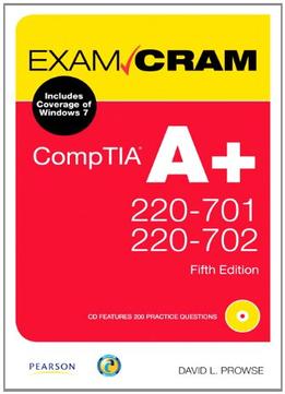 Comptia A+ 220-701 And 220-702 Exam Cram, 5Th Edition