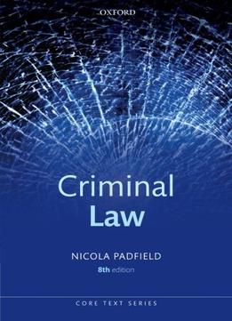 Criminal Law, 8 Edition