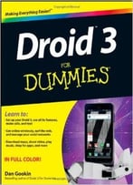 Droid 3 For Dummies