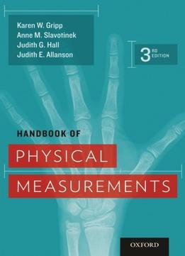Handbook Of Physical Measurements, 3 Edition