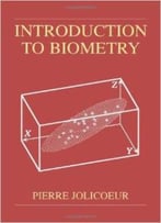 Introduction To Biometry By Pierre Jolicoeur