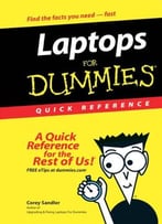 Laptops For Dummies Quick Reference By Corey Sandler