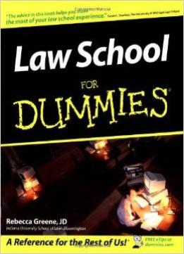 Law School For Dummies By Rebecca Fae Greene