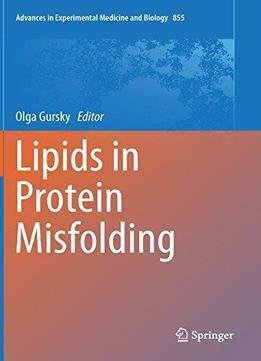 Lipids In Protein Misfolding (Advances In Experimental Medicine And Biology)
