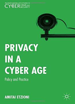 Privacy In A Cyber Age By Amitai Etzioni