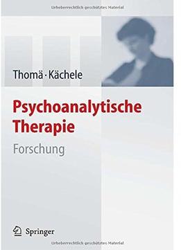 Psychoanalytische Therapie: Forschung