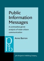Public Information Messages: A Contrastive Genre Analysis Of State-Citizen Communication
